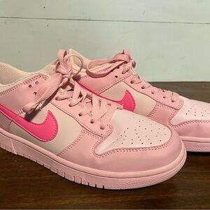 Pink and Cream Nike Dunks